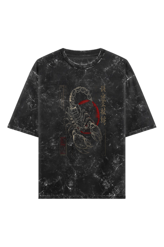 Black Scorpion 9.0 Acid Wash O.S (unisex)