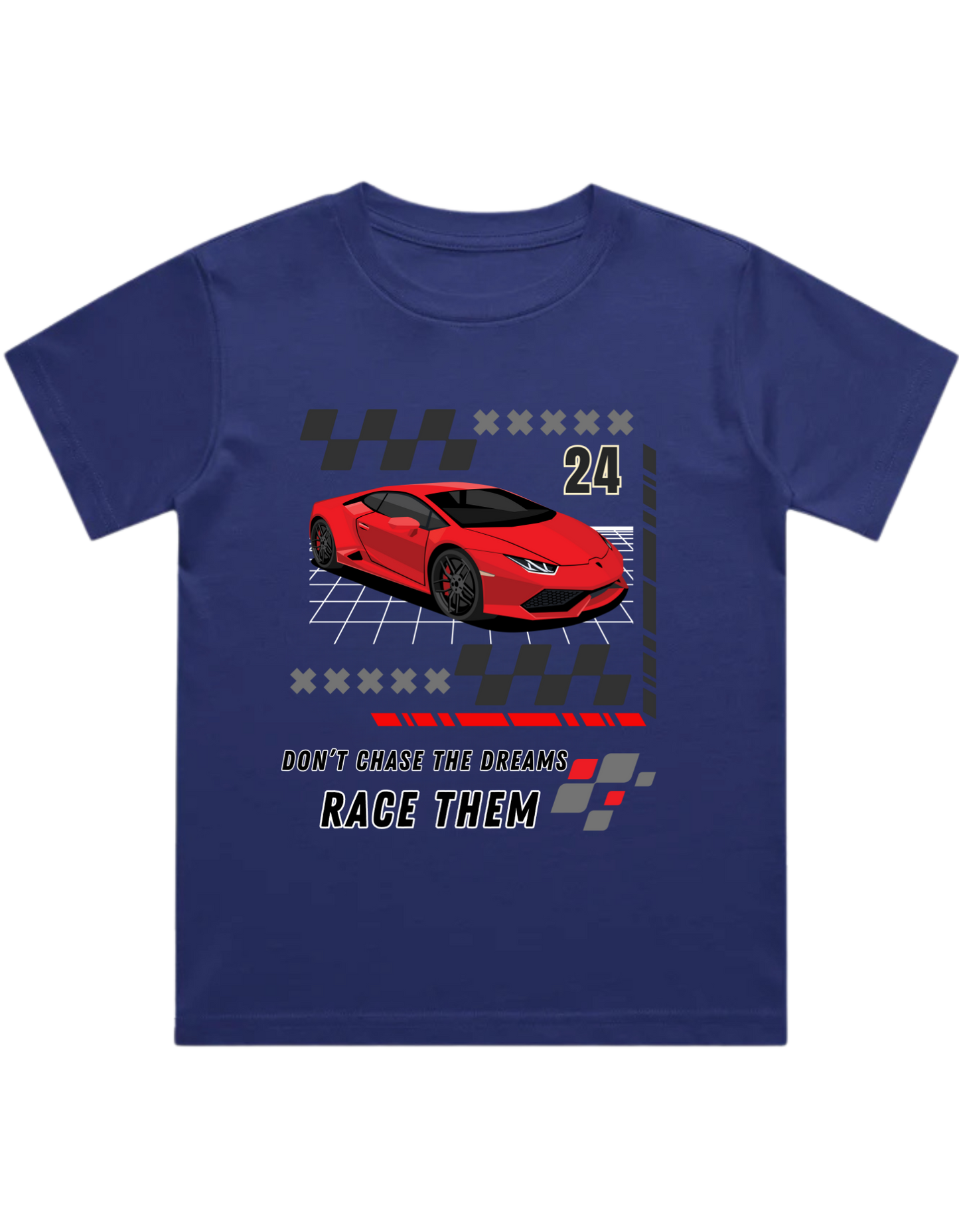Red Lambo Kids T-Shirt (Unisex)