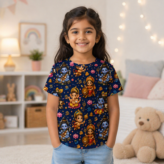Devotional AOP kids T-Shirt (unisex)