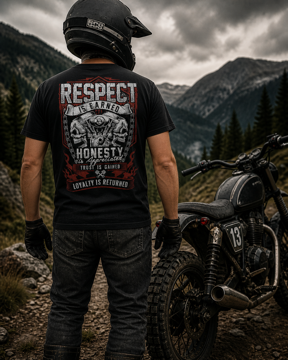 Crew Respect Front-Back T-Shirt (men)