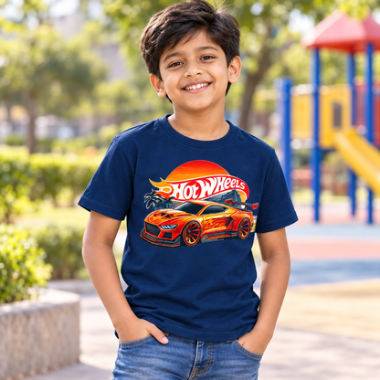 HW Sports car Kids T-shirt (unisex)