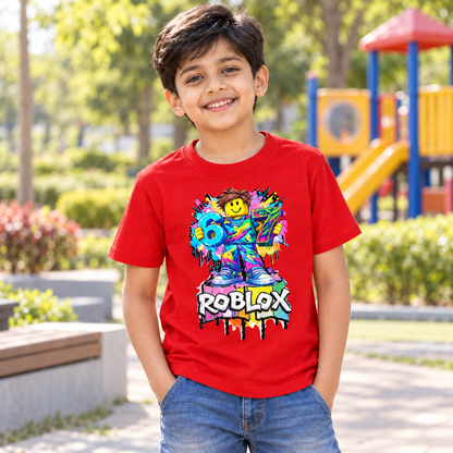 67-Roblox Collab Kids T-shirt (unisex)