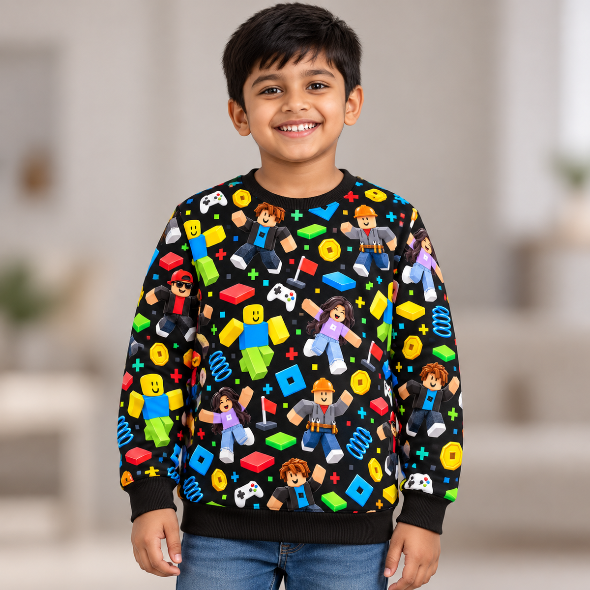 Roblox 3.0 AOP Kids Sweatshirt (unisex)
