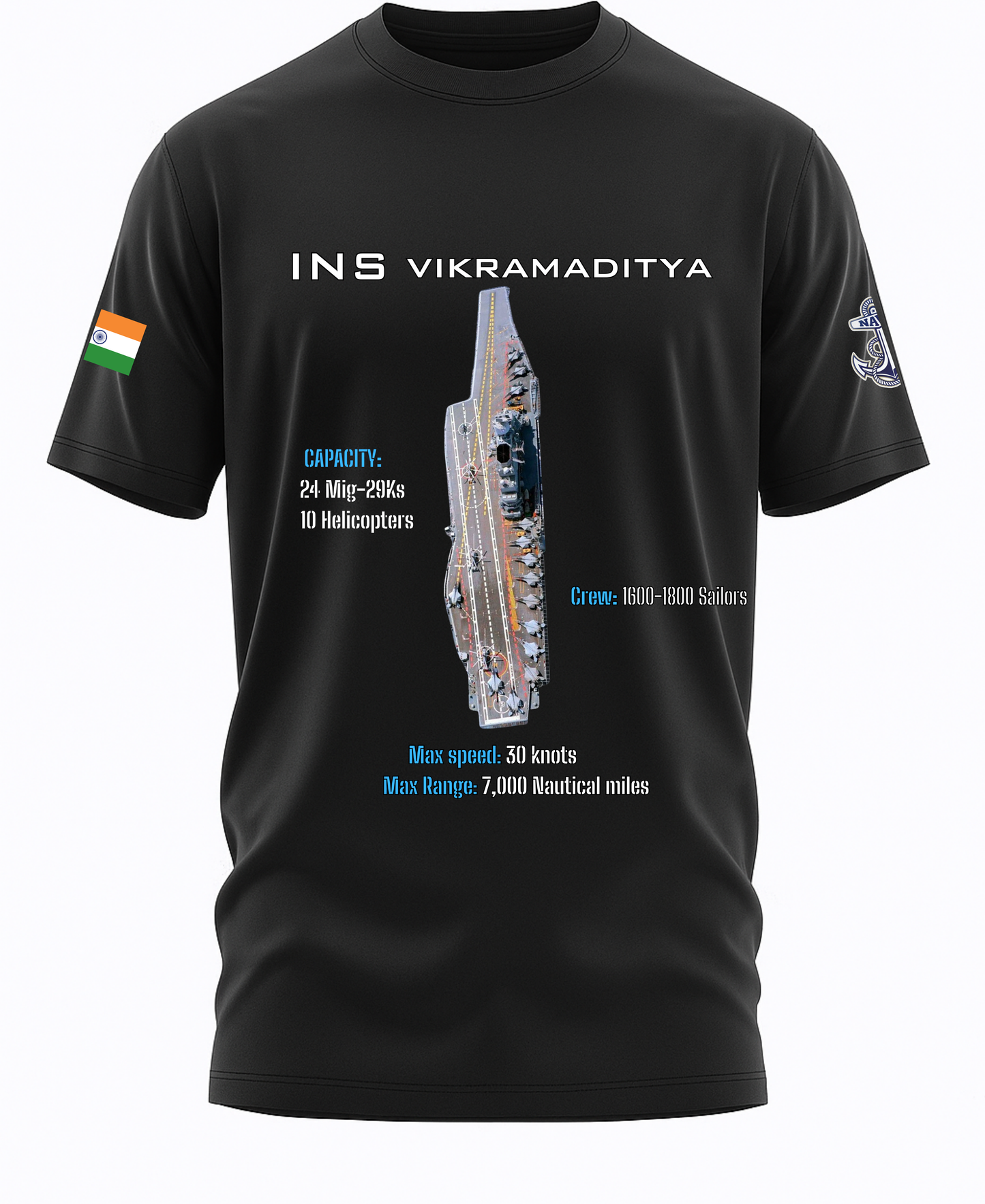 INS Vikramaditya T-Shirt (men)