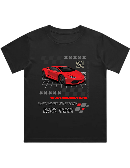 Red Lambo Kids T-Shirt (Unisex)