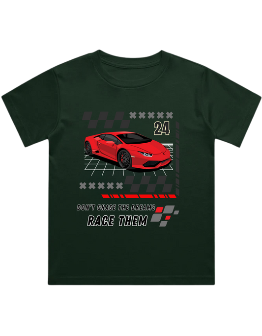 Red Lambo Kids T-Shirt (Unisex)