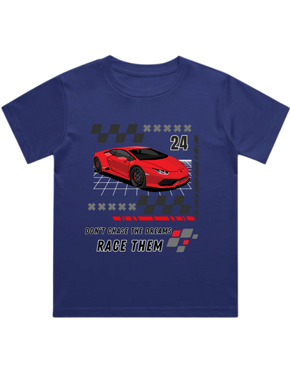 Red Lambo Kids T-Shirt (Unisex)