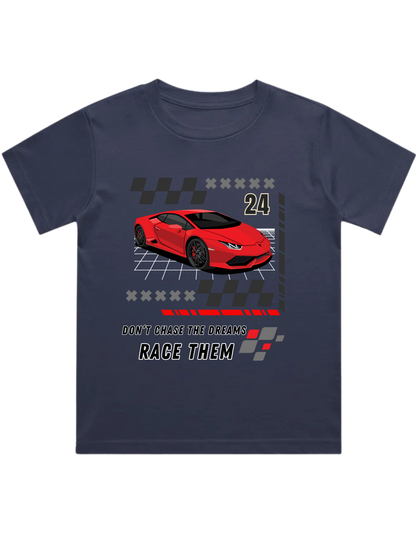 Red Lambo Kids T-Shirt (Unisex)