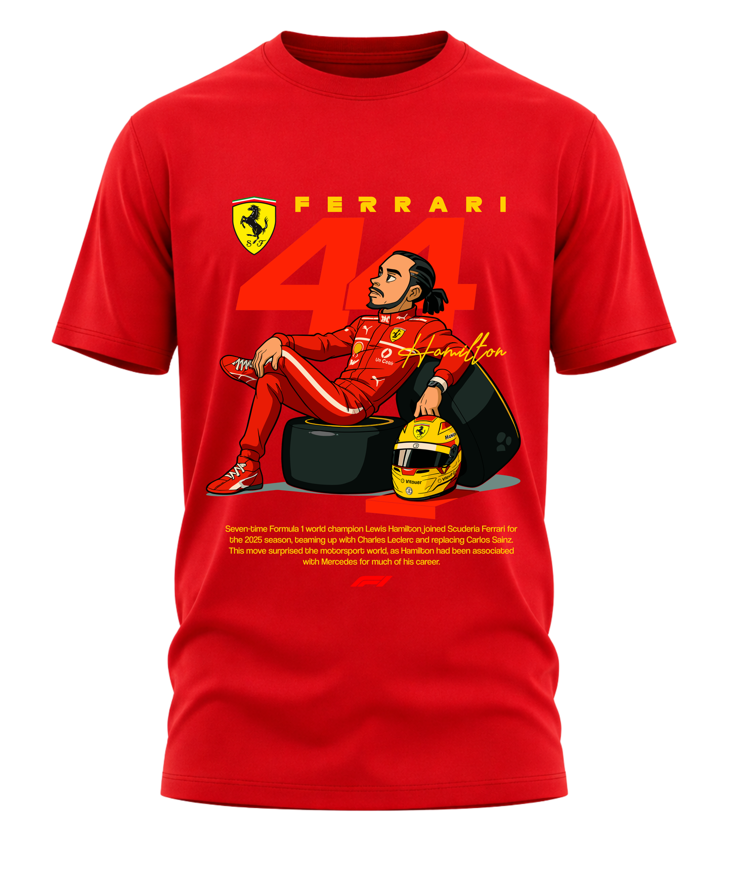 Hamilton 44 F1 T-Shirt (men)
