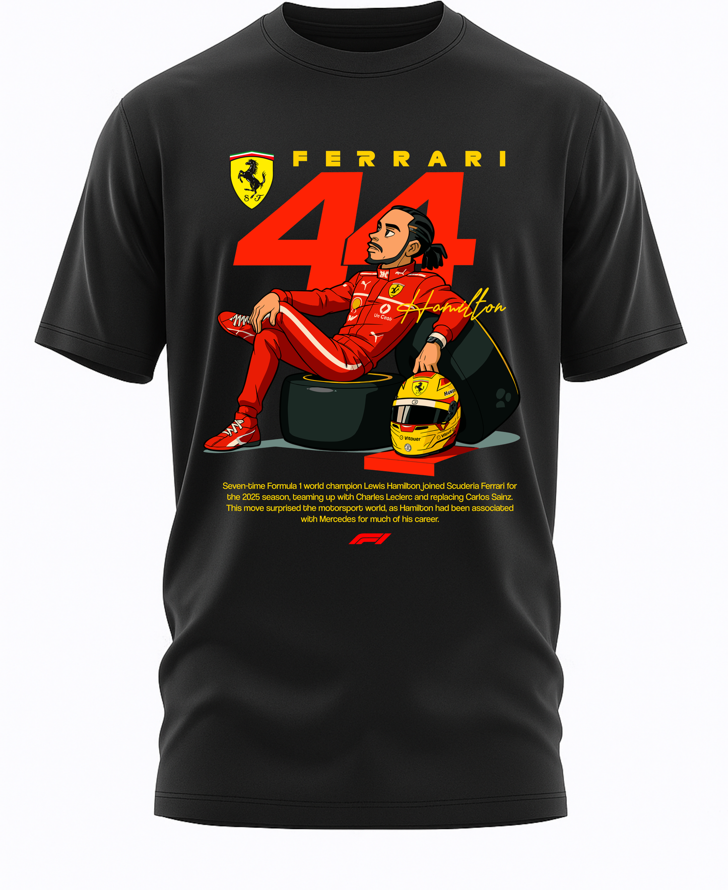 Hamilton 44 F1 T-Shirt (men)