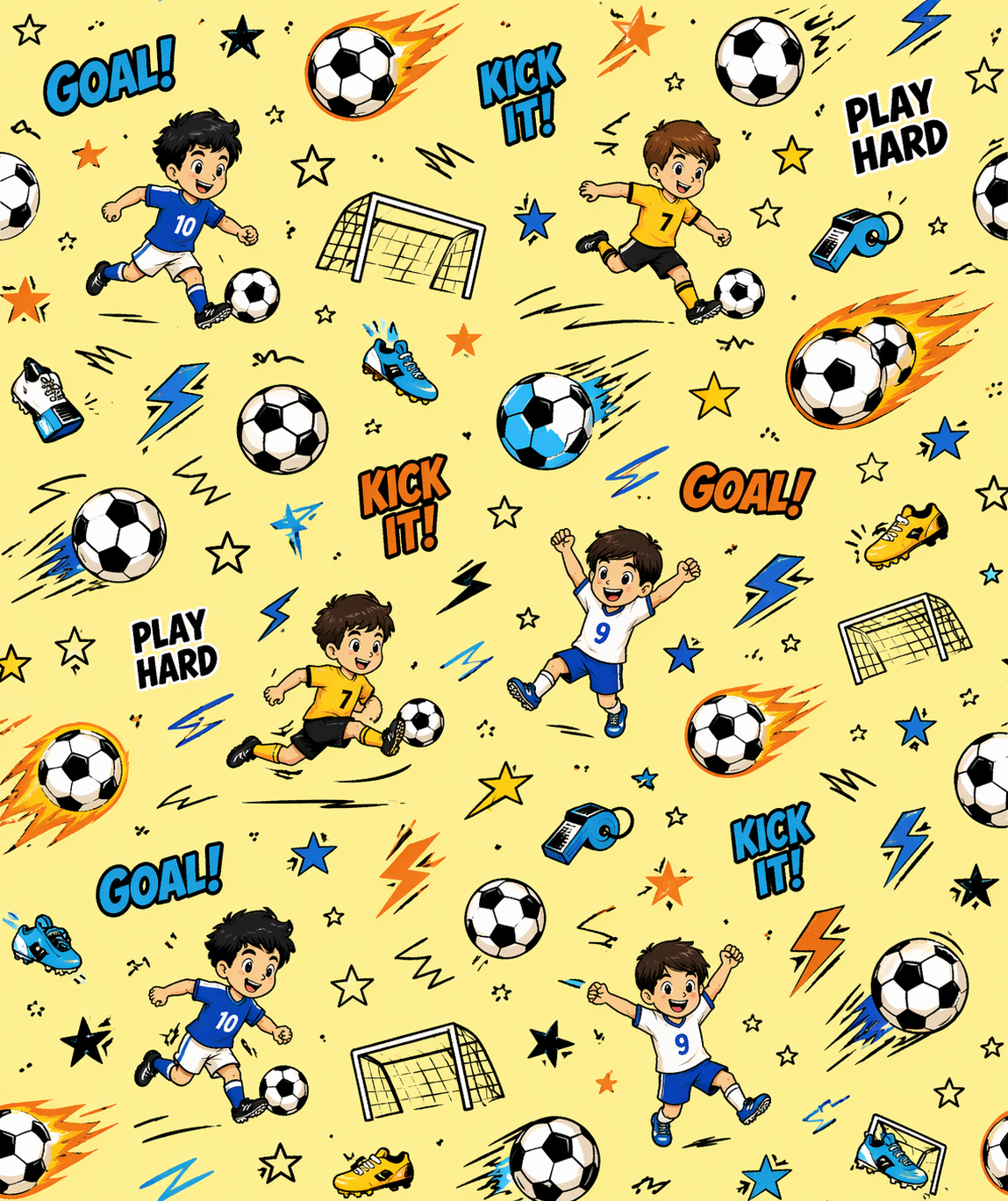 Football AOP kids T-Shirt (unisex)