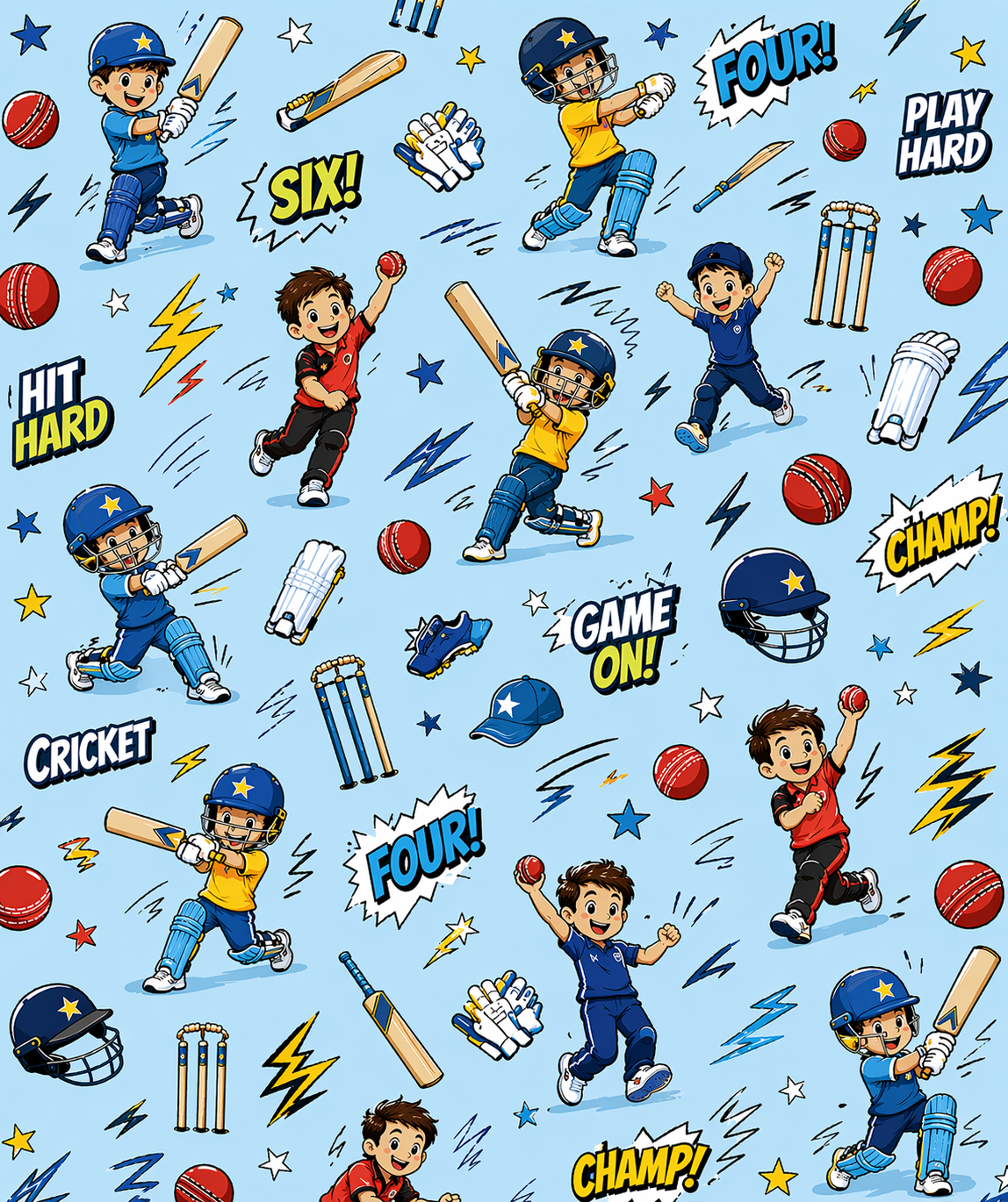 Cricket AOP kids T-Shirt (unisex)
