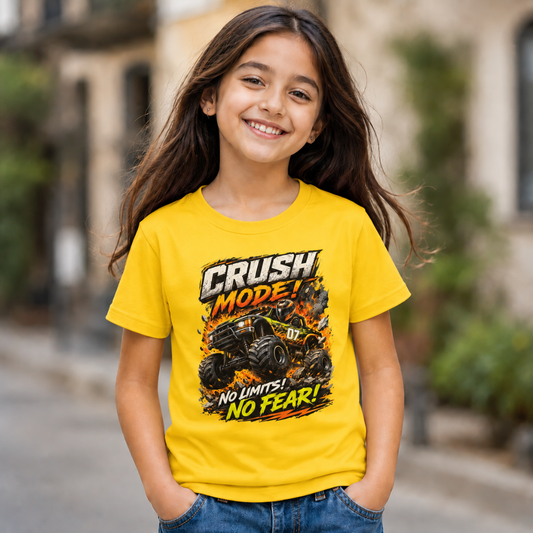 Monster Truck Kids T-Shirt (unisex)
