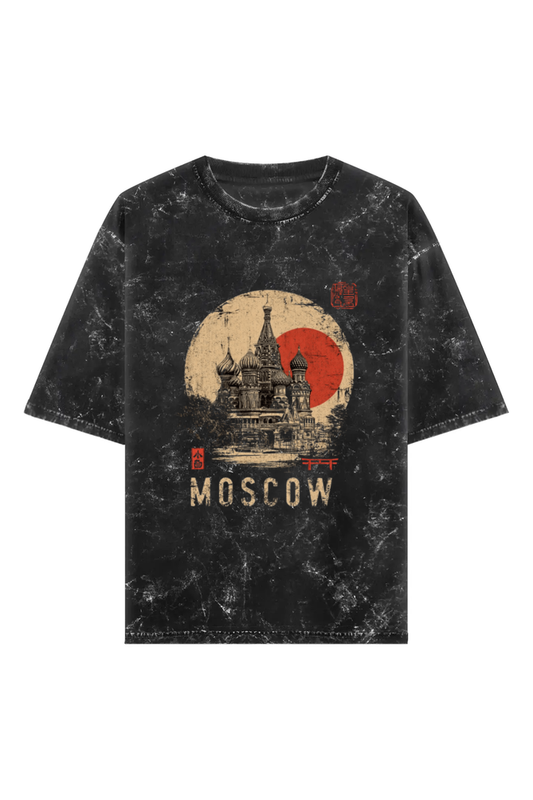 Moscow city Acid Washed Oversized (unisex)